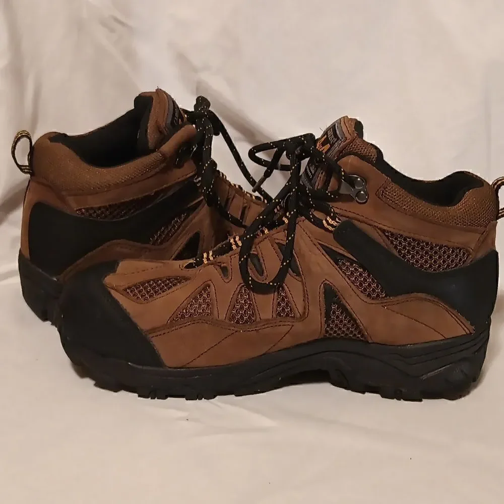 Carolina 4x4 steel toe waterproof hiking boots CA 4513 Brown leather size 9W